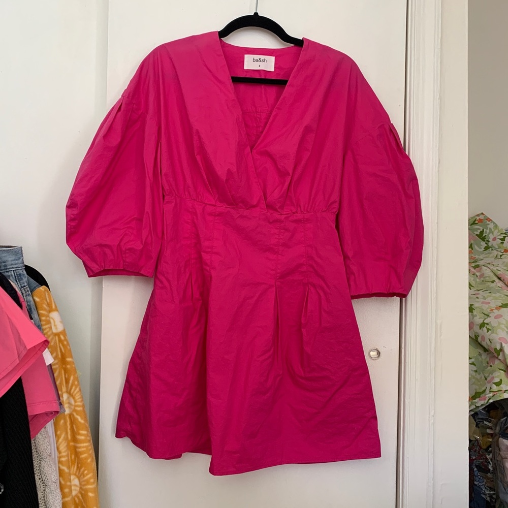 ba&sh NWOT Fuschia Broadway Dress Size 2